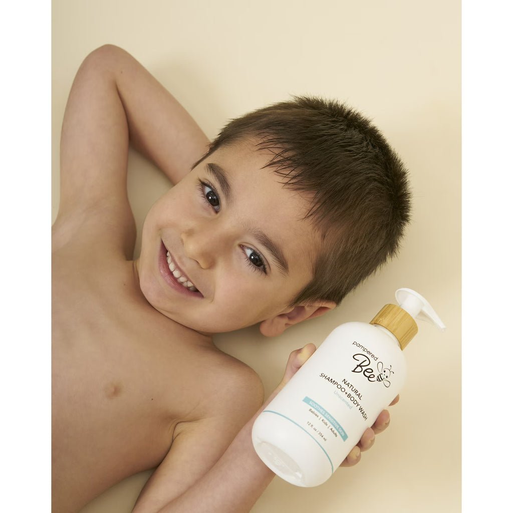 Pampered Bee Natural Unscented Shampoo & Body Wash (12 fl oz)