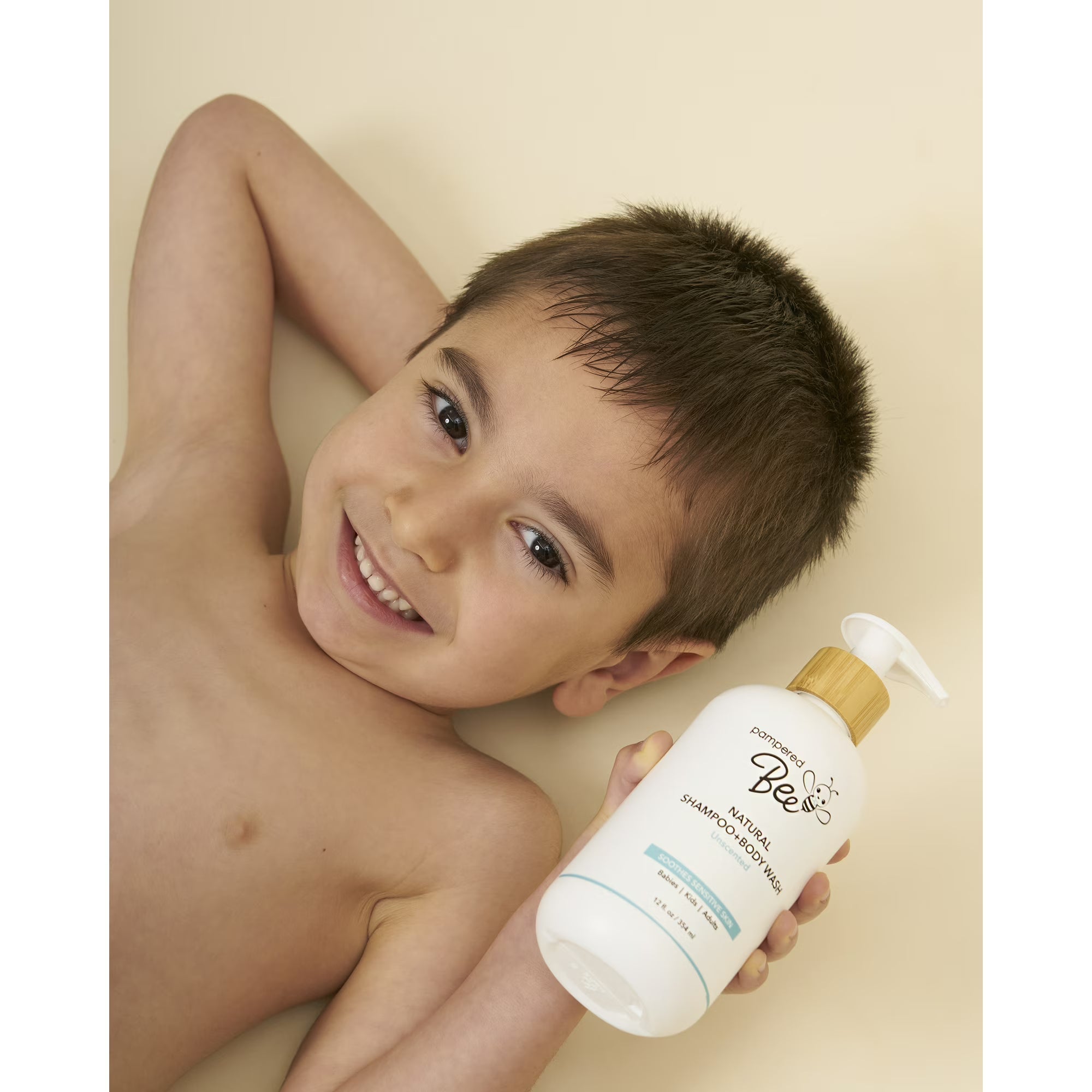 Pampered Bee Natural Unscented Shampoo & Body Wash (12 fl oz)
