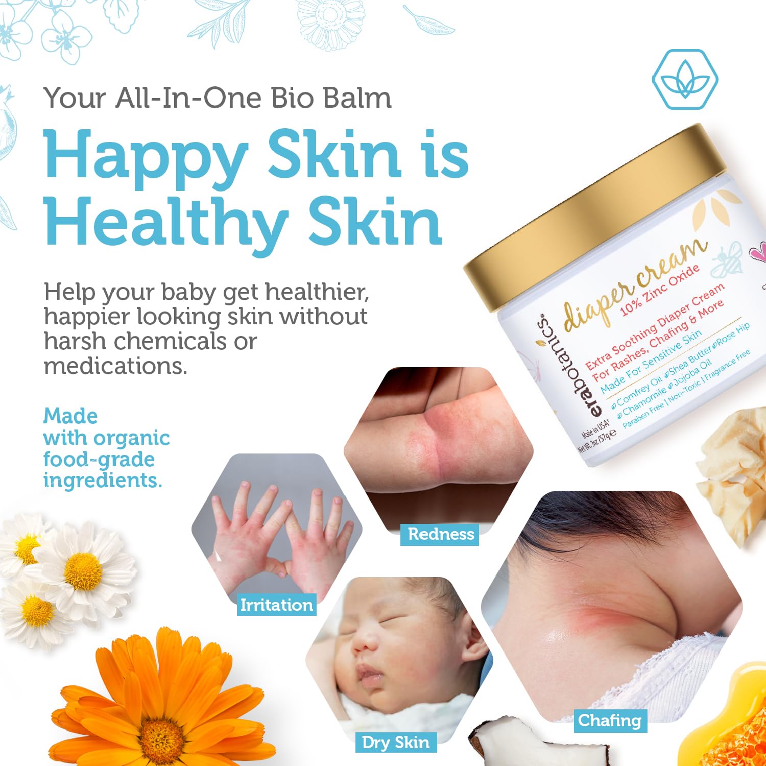 Era Organics Diaper Rash Cream for Baby
