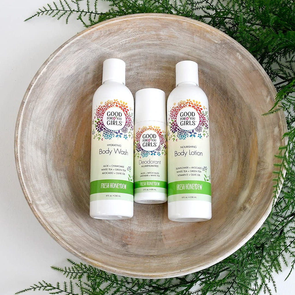 Good For You Girls Natural Body Lotion – Honeydew Scent (8 fl oz)