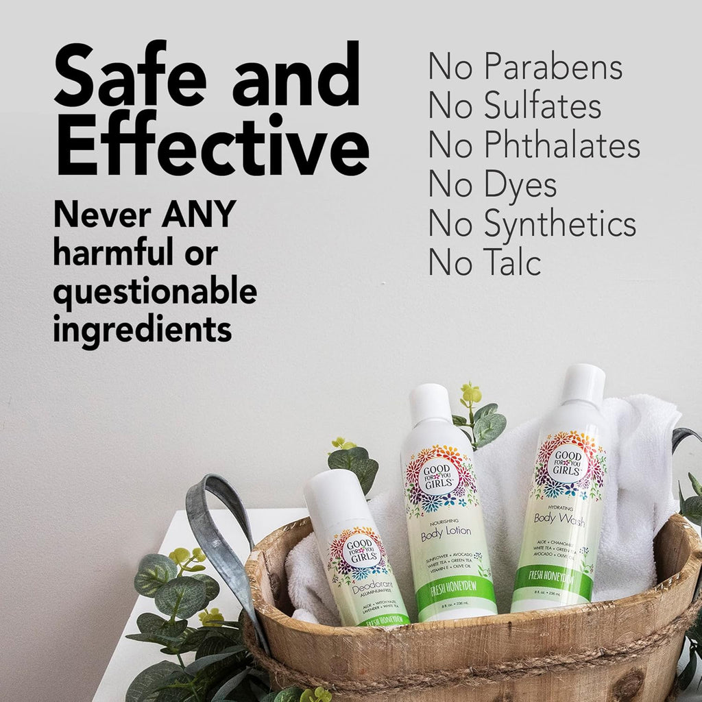 Good For You Girls Natural Body Lotion – Honeydew Scent (8 fl oz)