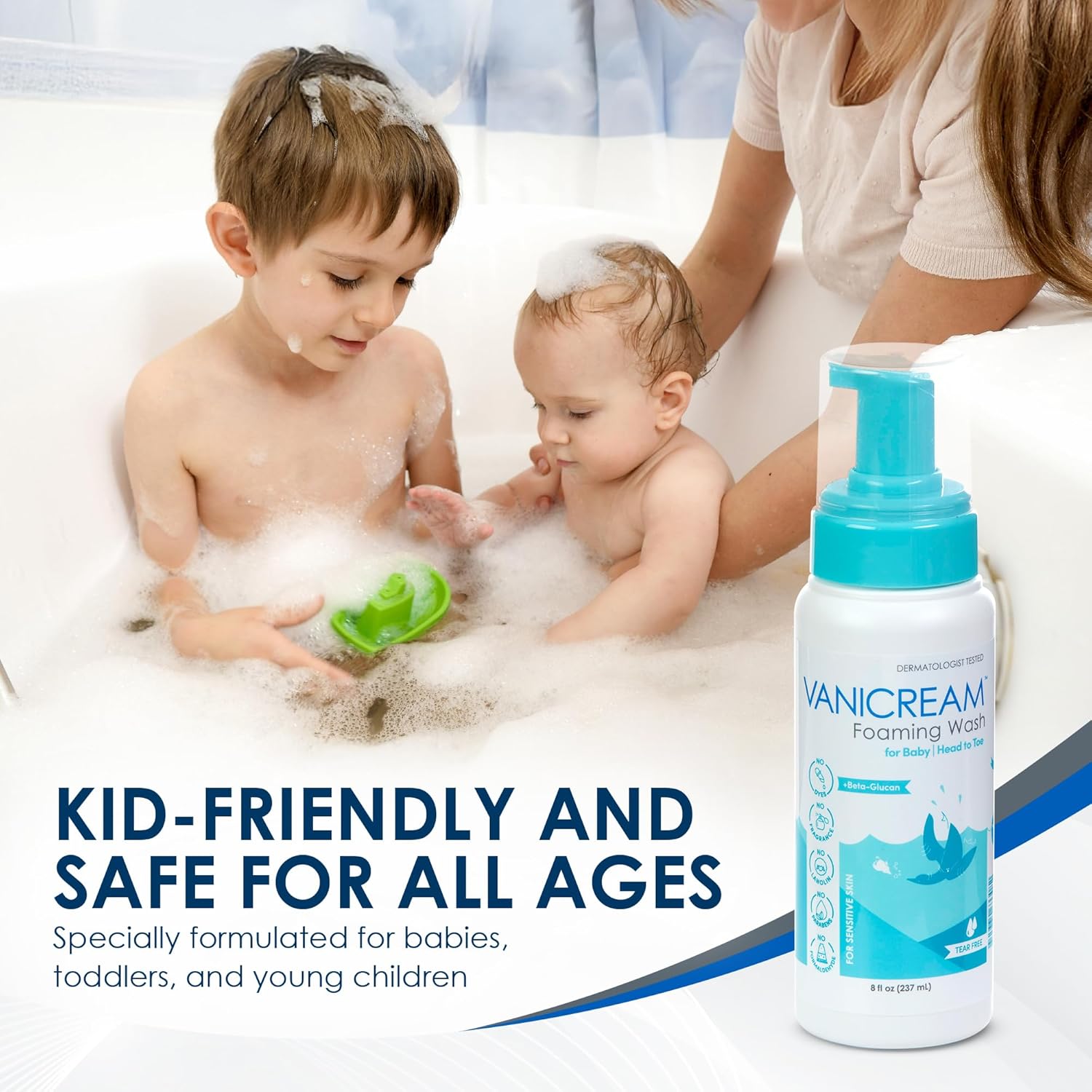 Vanicream Foaming Wash for Baby (8 Oz)