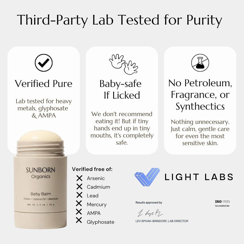 Baby Balm Moisturizing Stick for Sensitive Skin & Diaper Care
