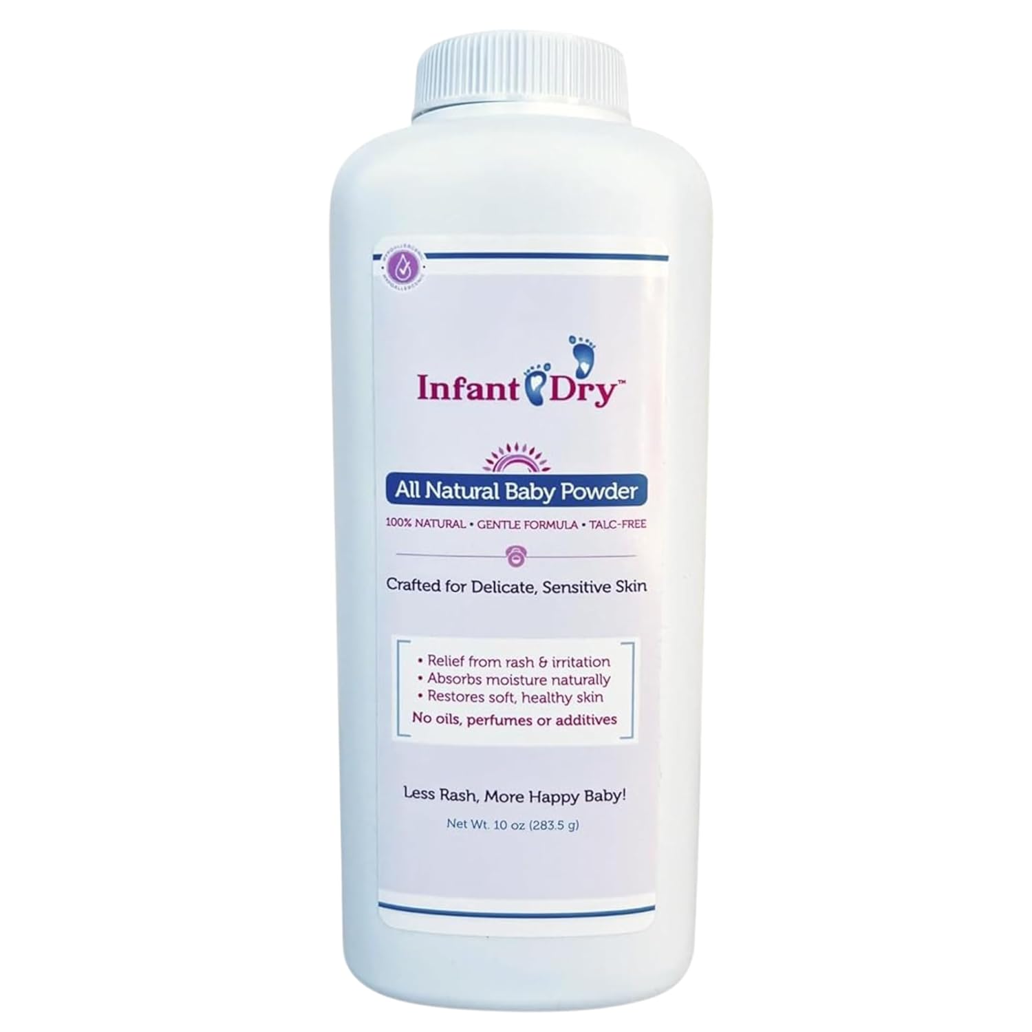Infant Dry All Natural Baby Powder (10 Oz)