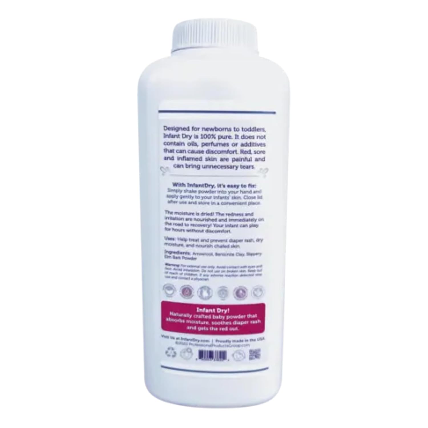 Infant Dry All Natural Baby Powder (10 Oz)