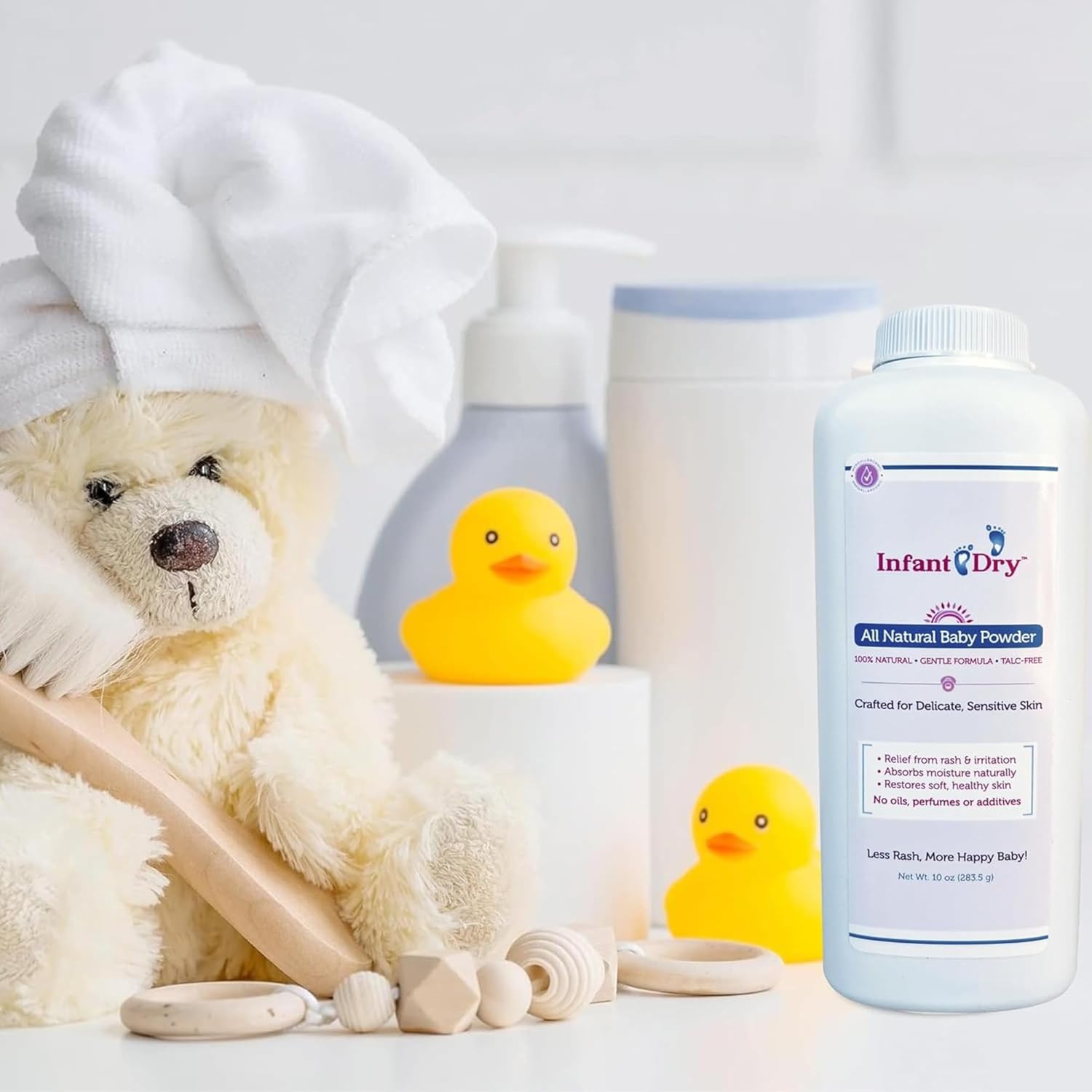 Infant Dry All Natural Baby Powder (10 Oz)